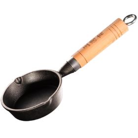 WANGYUANJI 4.3"Melting Pot Cast Iron Sauce Pan, Cast Iron Cookware, Melting Pot Perfect for Heating milk, Water and oil, Meltingchocolate, butter